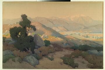 Panoramic Landscape with Mt. Baldy