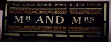 Mr. and Mrs. Panel from the David Healey Memorial Window from the Unitarian Chapel, Heywood, Lancashire