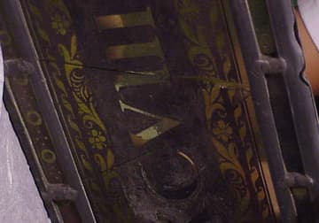 MDCCCXCVIII Panel from the David Healey Memorial Window from the Unitarian Chapel, Heywood, Lancashire