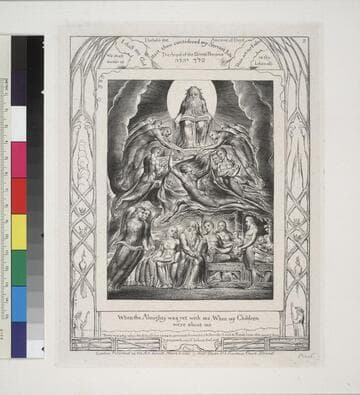 Illustrations of the Book of Job invented & engraved by William Blake  [3 of 22 engravings]
