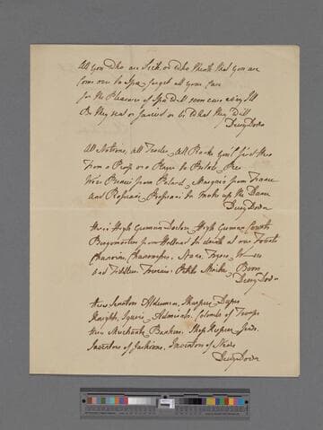 [Unknown author]. "All you who are Sick, or who think that you are" :[a poen in 5 stanzas of 4 lines each]