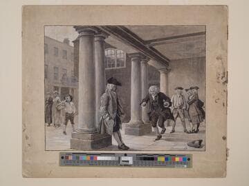 Hogarth and Scott Playing Hopscotch