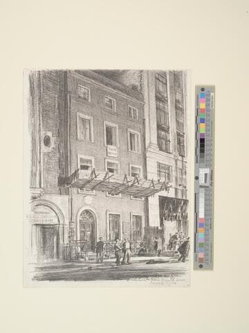 Demolition of Reynolds' House in Leicester Square