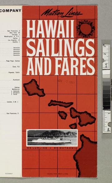 Hawaii sailings and fares