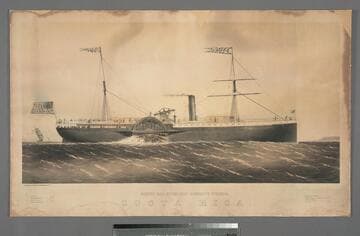 Pacific Mail Steamship Company's steamer, Costa Rica