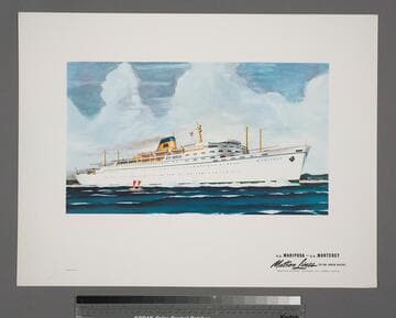 S.S. Mariposa -- S.S. Monterey Matson lines to the South Pacific