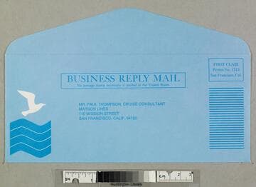 Business reply envelope