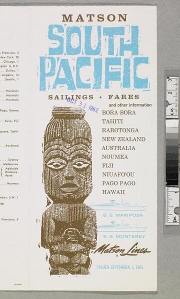 Matson South Pacific sailings - fares and other information
