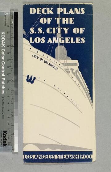 Deck plans of the S.S. City of Los Angeles
