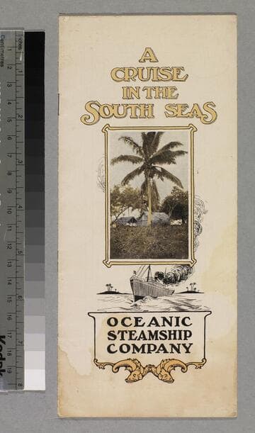 A cruise in the South Seas