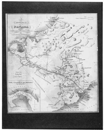 The Isthmus of Panama between Porto Velo, Chagres & Panama / by J.A. Lloyd F.R.S