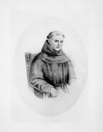 Fray Junipero Serra (Miguel Jose Serra). First president of the California Missions