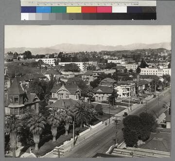 Sixth and Figueroa streets looking North, Los Angeles