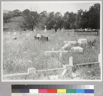 Catholic Cemetery, North Broadway at Buena Vista St., 1920