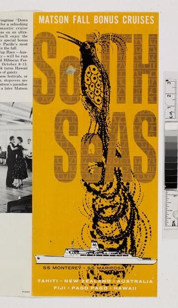 Matson fall bonus cruises : South Seas