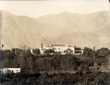 Huntington residence from the south, circa 1911-1912