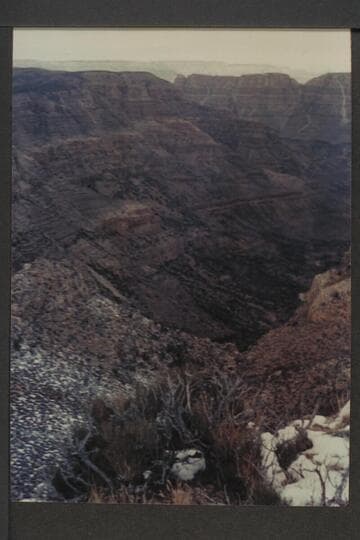 Southwest arm of Robbers Roost Canyon, tributary to Diamond Creek