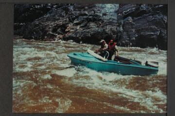 Jack Brennan completing run of Cisco Bend in Westwater Canyon