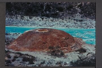 Sipapu in Little Colorado, pool measures 9' by 11' mound is 25' high