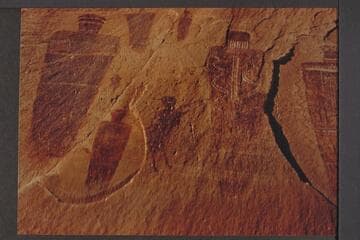 Pictographs in Horseshoe Canyon