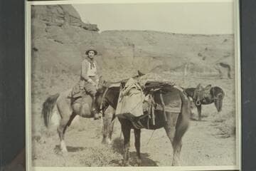 The Armsby party enroute to Rainbow Bridge with the plaque