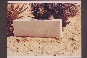 Frank V. Goodman's grave