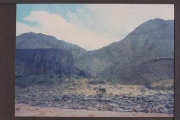 Lava remnant; Mile 222, left bank