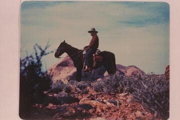 Buck Whitehat.  Trail from Rainbow Bridge to Surprise Valley