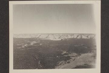 [on photo reverse: "NW over Coconino Plateau, Grand Canyon and Kaibab Plateau"