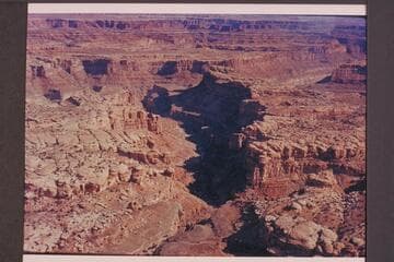 Mouth of Elephant Creek. Mouth of Salt Creek at right