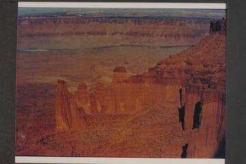 Fisher Towers. The Colorado River