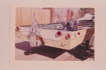 Stern of Joe Lyons' monstrosity used on the San Juan in 1960