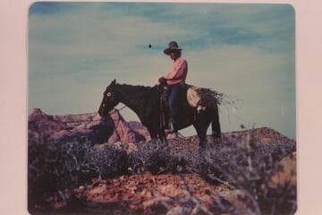 Sid Whiskers.  Trail from Rainbow Bridge to Surprise Valley