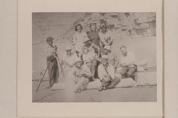 Members of the 1944, June, party which traversed the San Juan River and the lower end of Glen Canyon