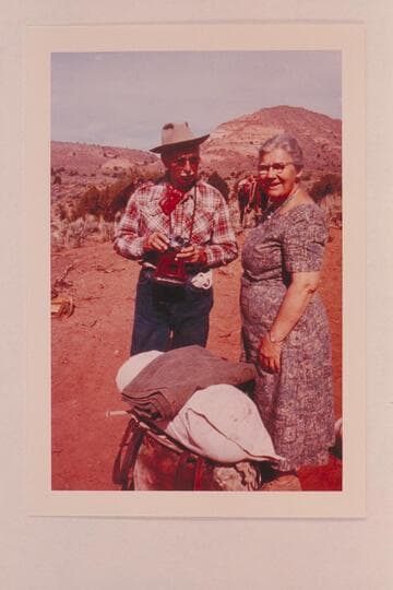 Archeyes and Gin Masland.  Cactus Rock.  Trail Canyon