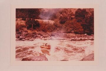 Bill Davis running rapid in Hells Canyon of Snake River