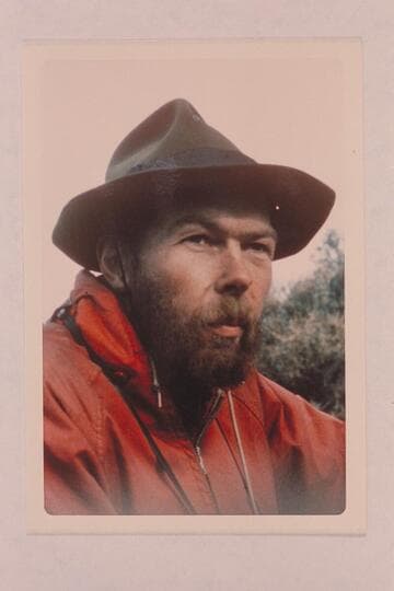 Clarence "Doc" Ellis on the battleship after climbing 7 peaks