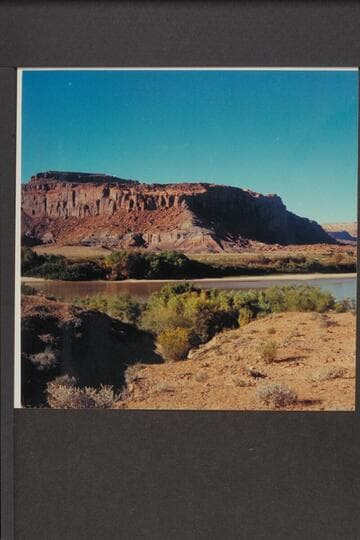 Across river from a half mile below Hite