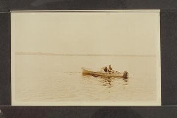 Warming up with the oars on Lake Simcoe