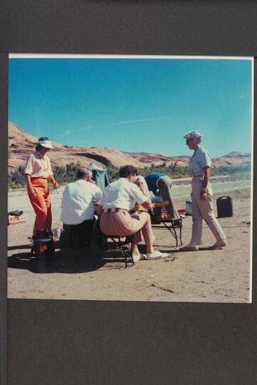 The Aleson wedding breakfast. The Chapel; Mile 118 1/2; Glen Canyon