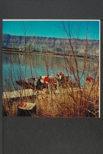 Loading the "Major Powell" at Moab boat ramp