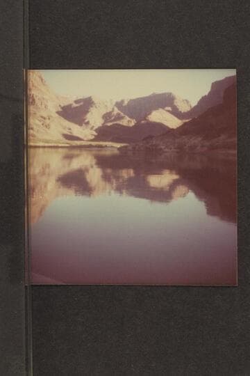 Reflections below Lava Falls. Above 220