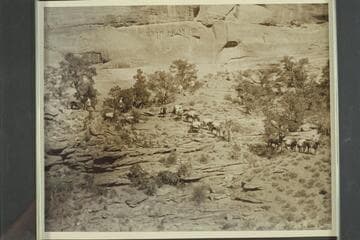 The Armsby party enroute to Rainbow Bridge with the plaque