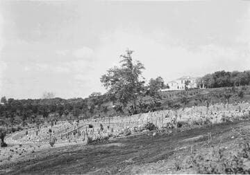 Huntington residence from a distance, circa 1912