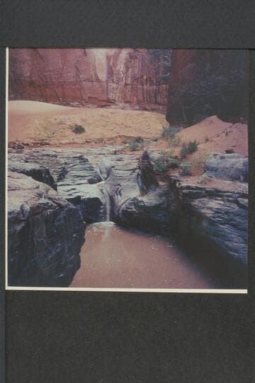 Pool in Nasja Creek above drop-off