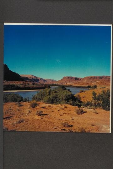 Downriver from a half mile below Hite