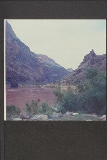 From beach at Mile 177.7.  Upriver; morning