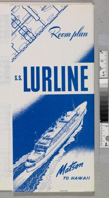Room plan S. S. Lurline