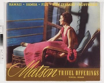 Matson travel offerings : winter season