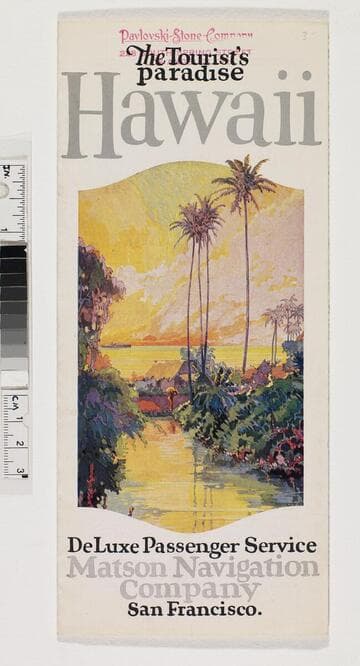 The tourist's paradise : Hawaii